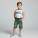 Boy's Denim Bermuda Shorts Wojcik "Daleko Od Ladu 2" Blue, 92