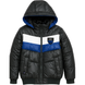 Boys&rsquo; winter-autumn jacket Reporter Young black with white-blue insert 133-82B-11-166, 146