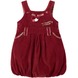 Girls&rsquo; pinafore Wojcik Barwny Ogrod 1 burgundy velvet, 80