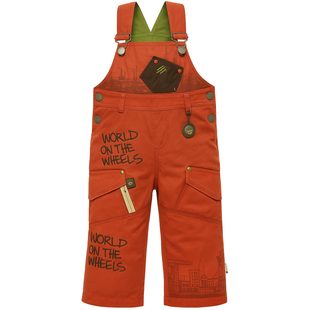 Overalls for boys Wojcik Swiat Na Kolkach 1 terracotta