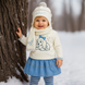 Girls&rsquo; mittens Wojcik Slodki Szczeniak cream, 86