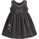 Girls&rsquo; pinafore Wojcik Plac Zabaw graphite corduroy, 80