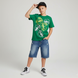 T-shirt for teenage boy Reporter Young 131-40B-28-555 green, 152