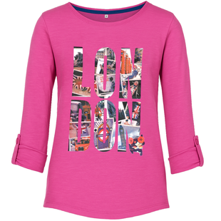Girls&rsquo; long sleeve top Reporter Young &ldquo;LONDON&rdquo; 133-46G-22-630 pink, 164