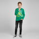 Teen boys&rsquo; long sleeve T-shirt Reporter Young green with sneakers print 141-42B-96-560, 158