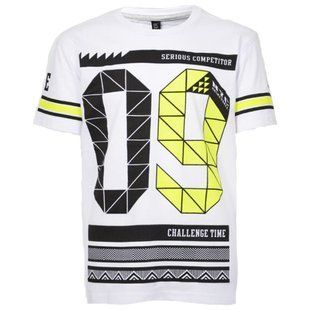 T-shirt Reporter Young teenage for boy 163-40B-38-200 White, 152