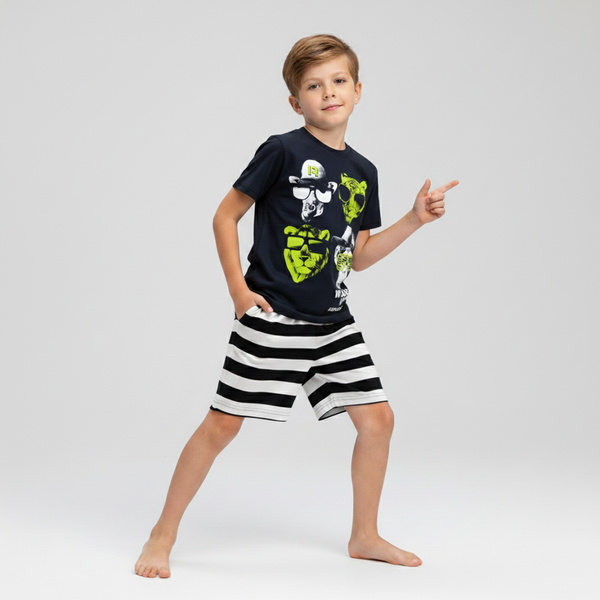 Pajamas for boys Young Reporter 31-98B-01-485 blue, 122