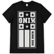 T-shirt for teenage boy King black, 170