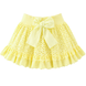 Girl's Skirt "Kocham Wakacje" Wojcik Yellow Eyelet, 110