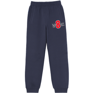 Boys' blue sports pants Wojcik Liga Bluszczowa 1, 140