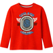 Boy's Red Long-Sleeve T-Shirt "Fajne Dzieciaki" Wojcik with Print, 92