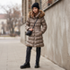 Пальто зимове для дівчинки Reporter Young 123-86G-06-715 бежеве 2012 YRХ фото 2