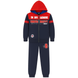 Boys' blue sports pants Wojcik Liga Bluszczowa 1, 140