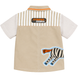 Shirt for boys Wojcik Moj Najleprzy Przyjaciel short sleeve beige, 74
