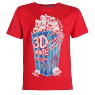 T-shirt for teenage boy Reporter Young 141-40B-92-653 red, 146
