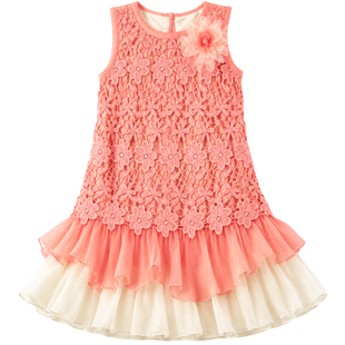 Wojcik Roma Girls&rsquo; Coral Elegant Dress, 122