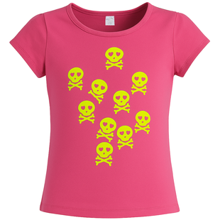 T-shirt for girls Wojcik Swietlista Strefa raspberry, 128