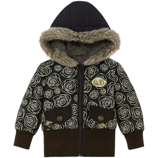 Girls&rsquo; Hoodie Wojcik Stylowa Roza 1 Brown, 92