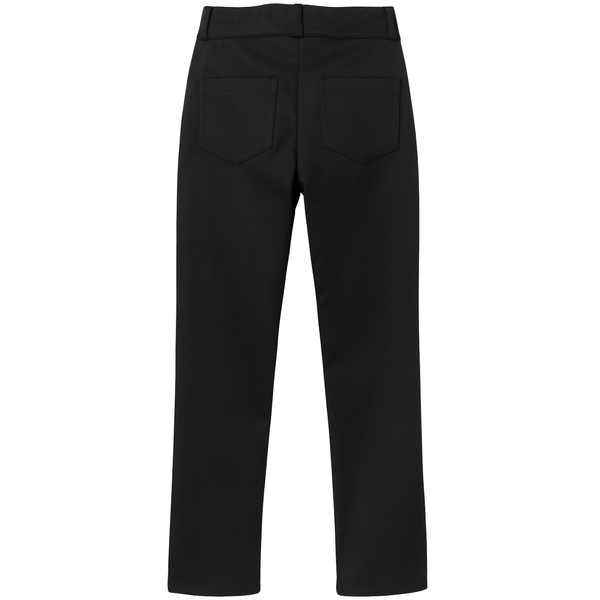 Girls&rsquo; black slim school pants Mikrus classic 1, 128