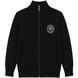 Cotton zip-up sweater for teenage boy Reporter Young 133-73B-09-100 black, 140