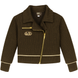 Girls knitted bomber jacket Wojcik "Stylowa Roza 1" brown, 92
