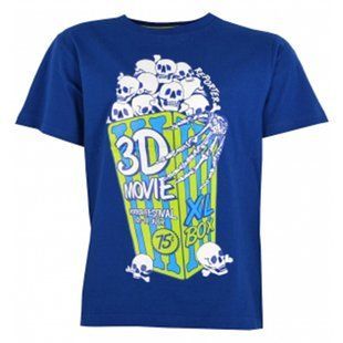 T-shirt for teenage boy Reporter Young 141-40B-92-472 blue, 152