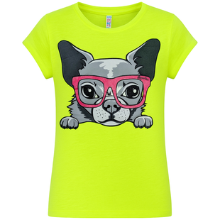 T-shirt for girls Reporter Young 141-40G-92-302 light green, 146