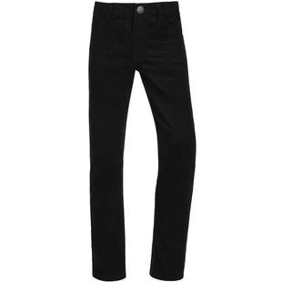 Corduroy black pants for boys Reporter Young 143-10B-28-100, 158