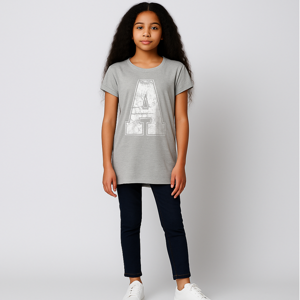 T-shirt for girls Reporter Young 143-46G-36-119 gray, 158