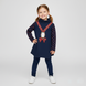 Girl's Navy Blue Tunics Wojcik "Krolewski Nastroj" with Polka Dot Sleeves, 104