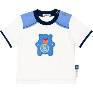 T-shirt for boys Wojcik Zabawa Na Lace white, 80