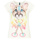 T-shirt for girls Reporter Young 141-40G-49-200 white, 152