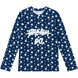 Girls' long sleeve top G-0046 Dream Do star pattern dark blue, 158