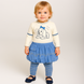 Girls&rsquo; long sleeve Wojcik Slodki Szczeniak cream, 86