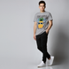 T-shirt for teenage boy Pineapple gray, 134