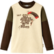 Wojcik Boy's Long Sleeve Shirt "Skoczek" Cream with Paratrooper Print, 104