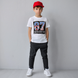 T-shirt for boy Wojcik Na Uniwersytecie white, 110
