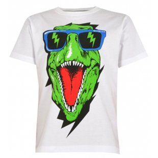 T-shirt for teenage boy Reporter Young 141-40B-93-200 white, 152