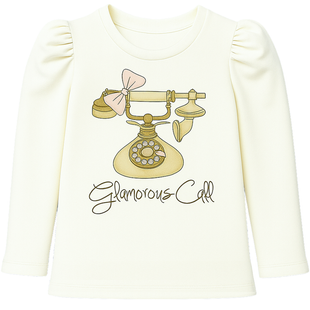 Wojcik Skarb Girls&rsquo; Cream Long Sleeve Top, 110