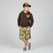 Boy's Hoodie Wojcik "Klub Golfa" Brown, 128
