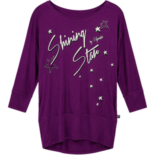 Reporter Young Girls' Teen Tunic "Shining Star" 131-46G-32-615 Purple, 152