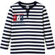 Boy's Long-Sleeve Wojcik "Na Pokladzie" Blue and White Striped, 86