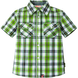 Boy's Green Checkered Shirt "Morskie Wyzwanie" Wojcik Short Sleeve, 98