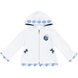 White Hoodie for Girls Wojcik "Kwiatuszek", 80