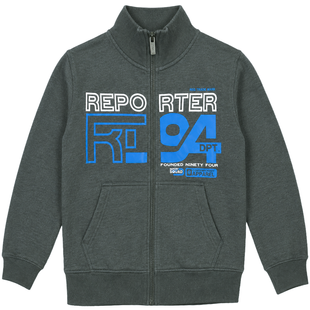 Бомбер для хлопчика підлітка Reporter Young 133-54B-90-152 сірий YRWB2013 фото