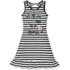 Girl's Summer Dress Wojcik "Moj Swiat" Knitted Striped with Sequins, 146