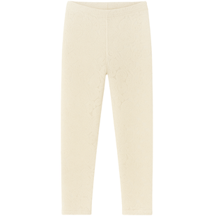 Wojcik Florencja Girls&rsquo; Cream Elegant Leggings, 116