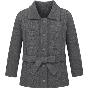 Girl&rsquo;s Sweater Wojcik Ladne i Pyszne Graphite 92-98, 92