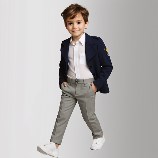 Jacket for boys Wojcik Turniej dark blue, 134