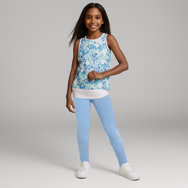 Tunic for girls Wojcik Oceana blue, 158